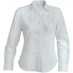 Chemise manches longues sans repassage femme