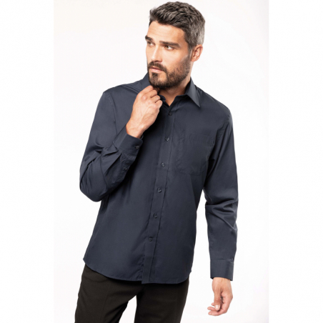 Chemise popeline manches...