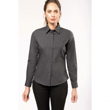 Chemise popeline manches...