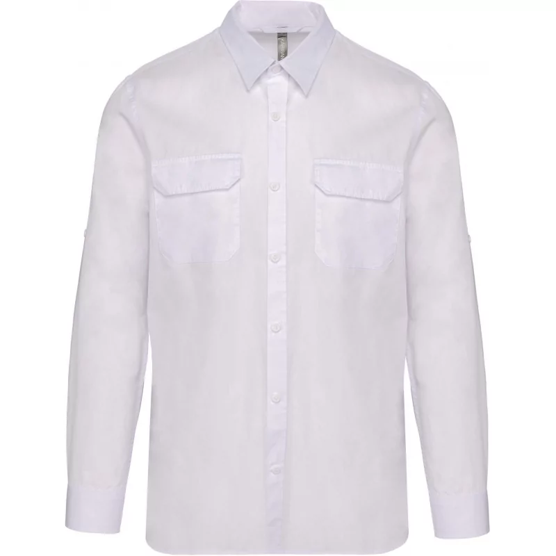 Chemise safari manches longues homme