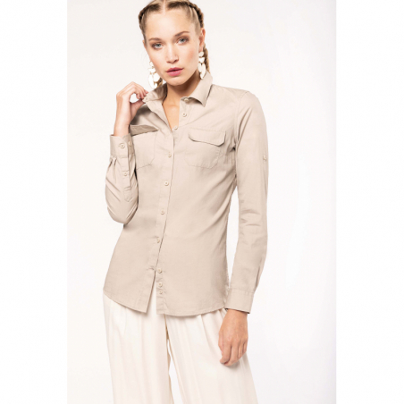 Chemise safari manches...