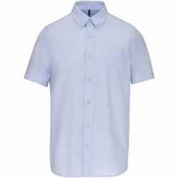 Chemise oxford manches courtes