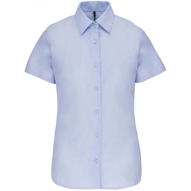 Chemise oxford manches courtes femme