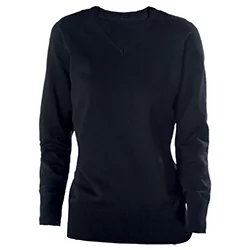 Pull col V femme