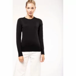 Pull col rond femme