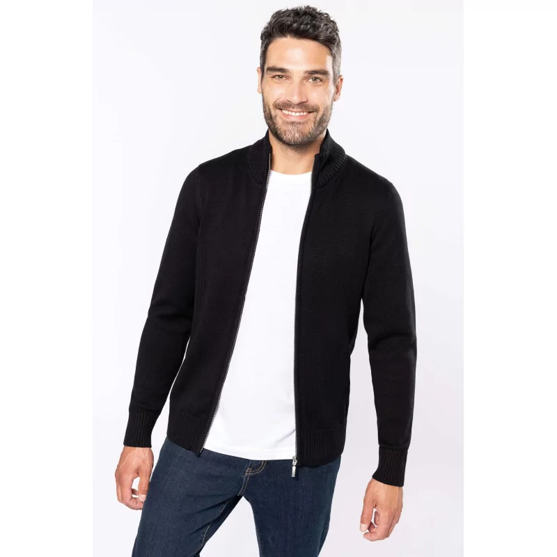 Cardigan zippé
