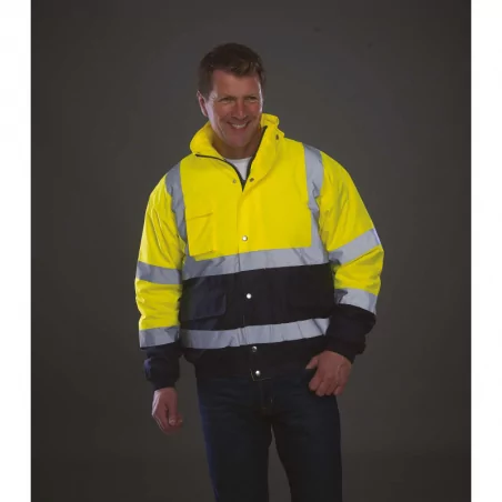 Blouson bicolore haute...