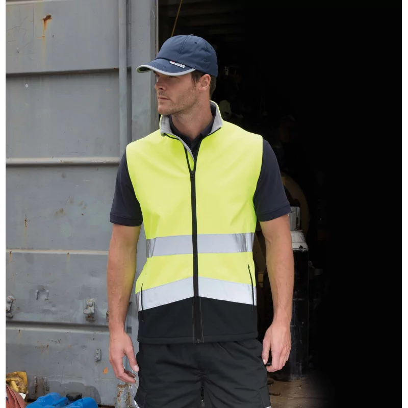 GILET SOFTSHELL HIGH VIZ