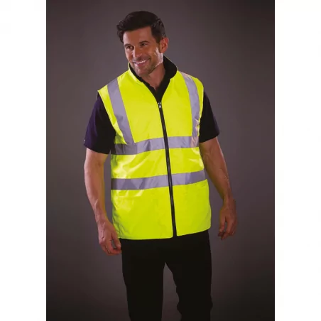 Bodywarmer réversible haute...
