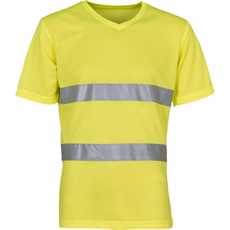 T-shirt col V haute visibilité Top Cool