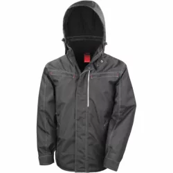 Parka robuste effet denim
