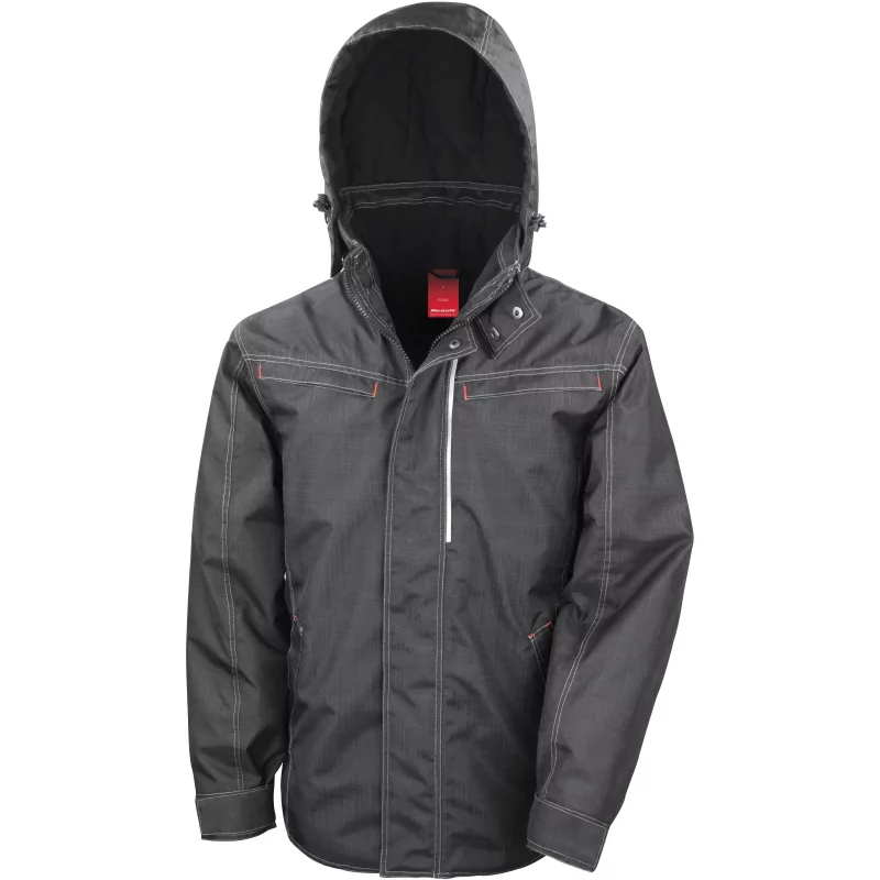 Parka robuste effet denim