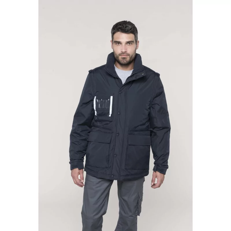 Parka workwear manches amovibles