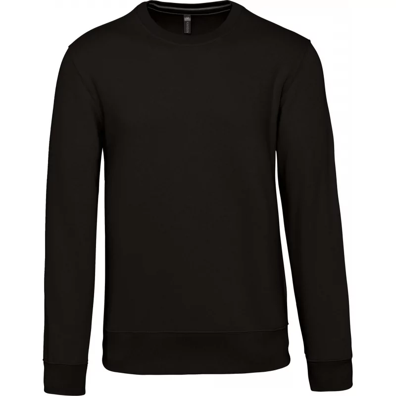 Sweat-shirt col rond finition