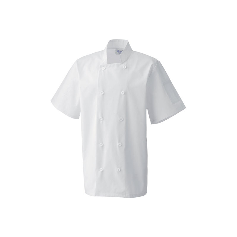 Veste de cuisine manches courtes