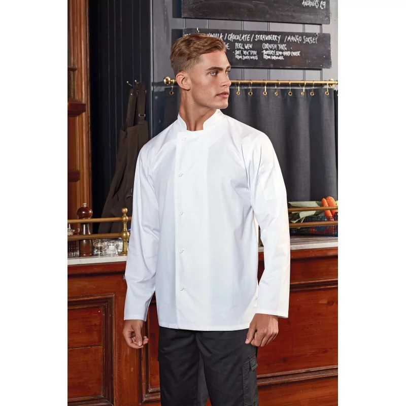 Veste chef cuisinier manches longues Essential