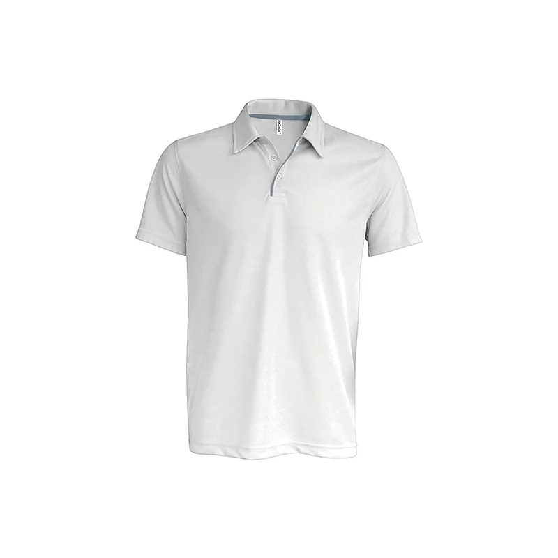 Polo maille piquée sport manches courtes