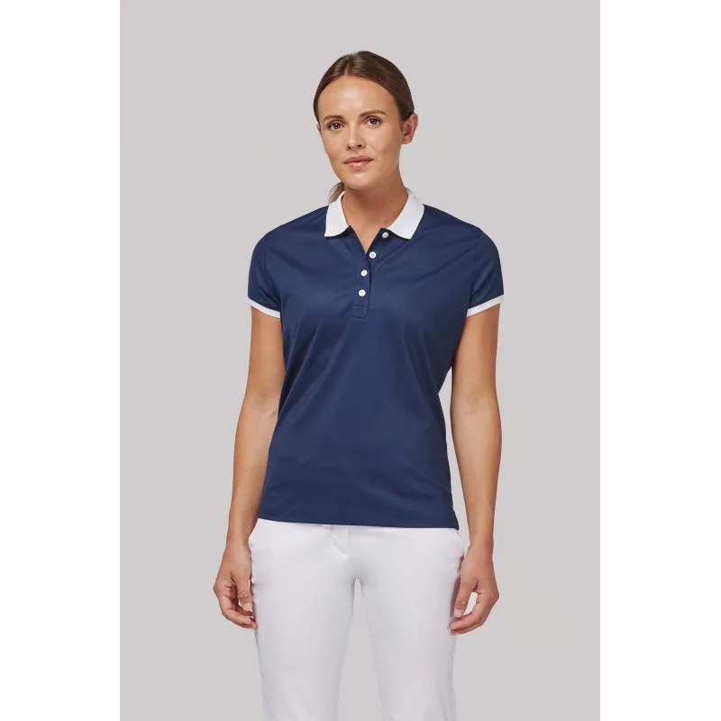 Polo piqué performance femme