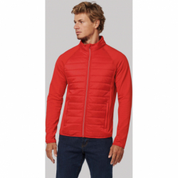 Veste sport bi-matière unisexe