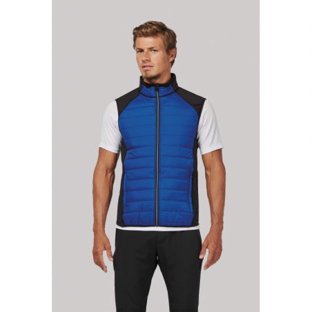 Veste sport bi-matière sans...