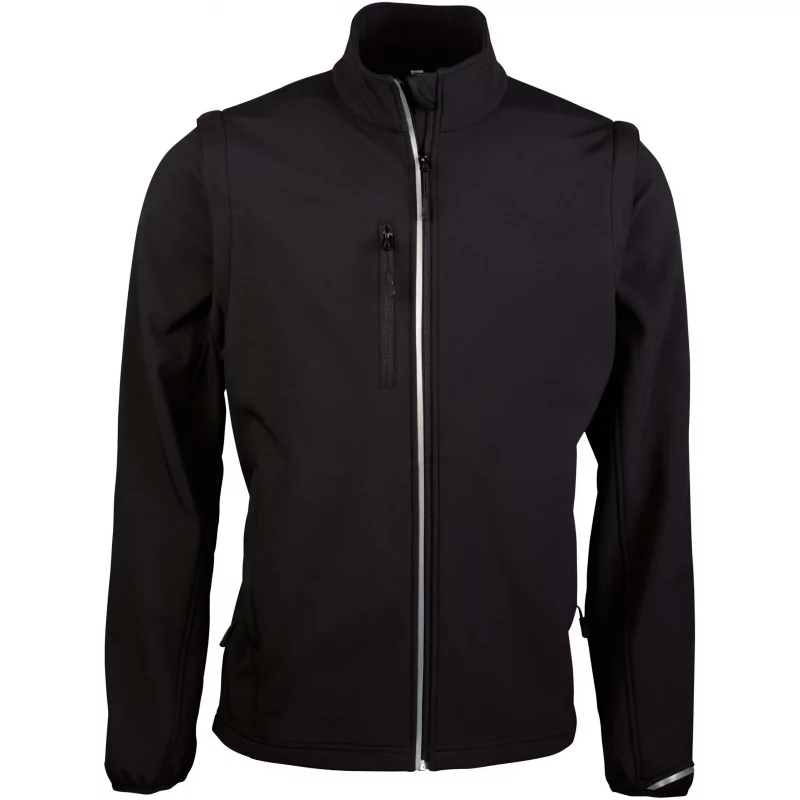 Veste softshell sport manches amovibles unisexe