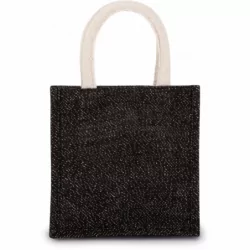 Sac style cabas en toile de jute - petit modèle