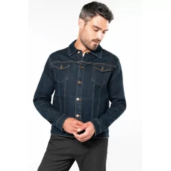 Blouson denim non doublé homme