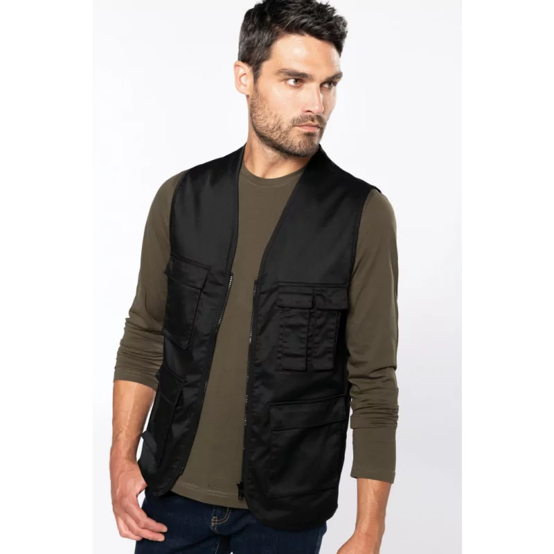 Gilet multipoches non doublé