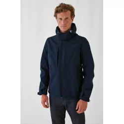 VESTE SOFTSHELL CAPUCHE HOMME