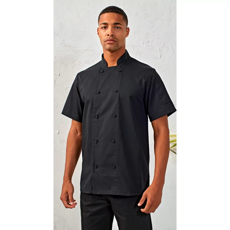 Veste chef cuisinier manches courtes Coolchecker®