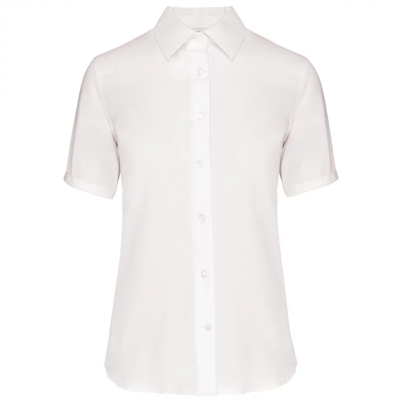 Chemise manches courtes sans repassage femme