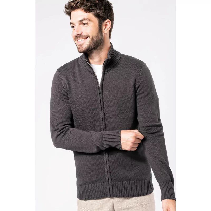 Cardigan zippé